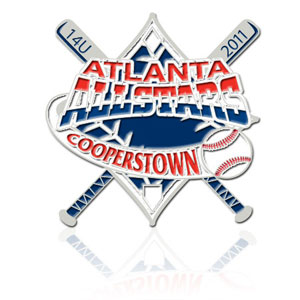 Cooperstown Baseball Trading Pin