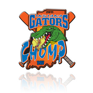 Indiana Gators 14u Softball trading pin