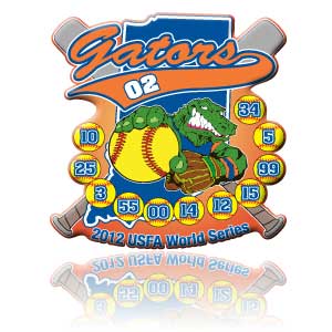 Indiana Gators 02 USFA World Series Trading Pin